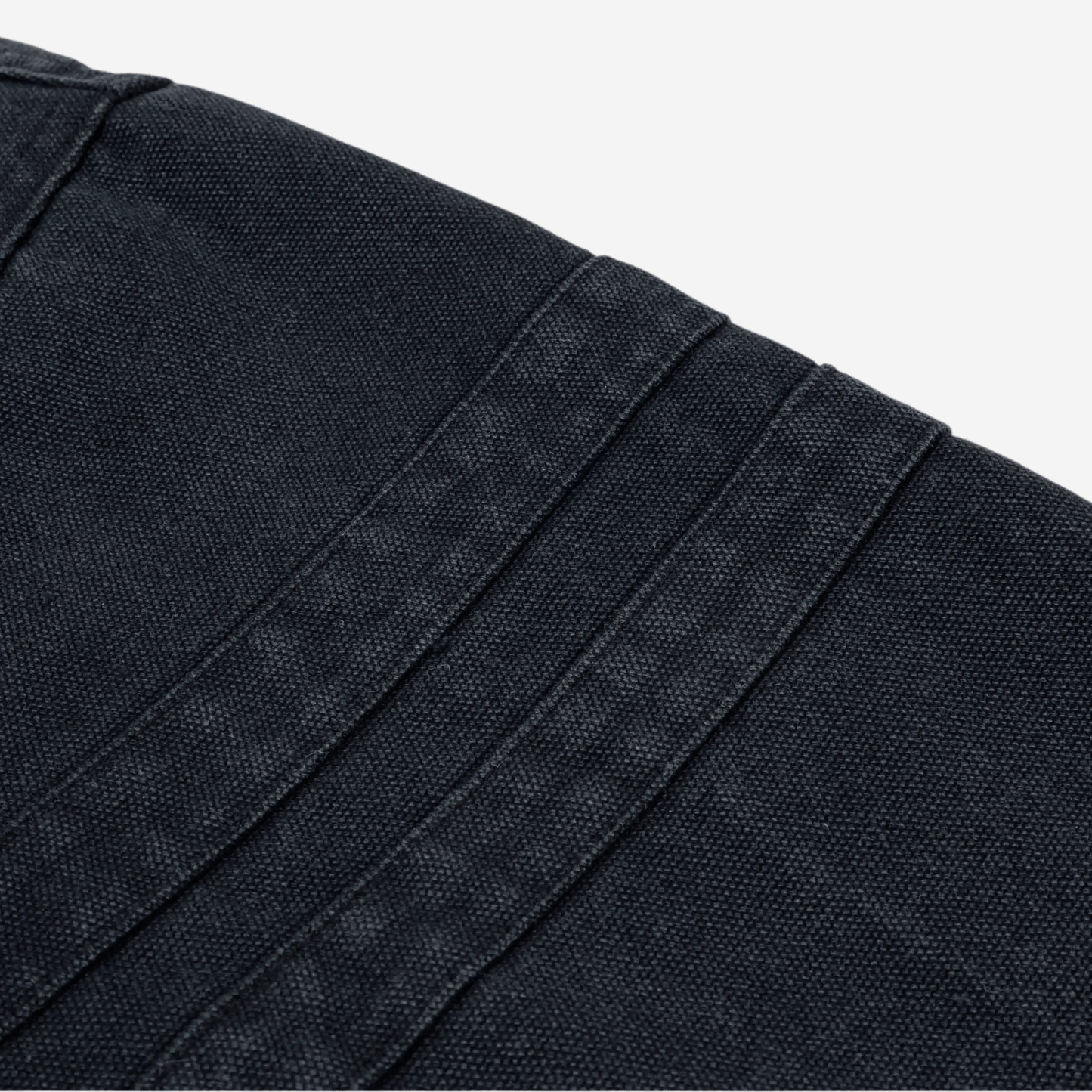 Relaxed heavy canvas workwear jacket – dark blue