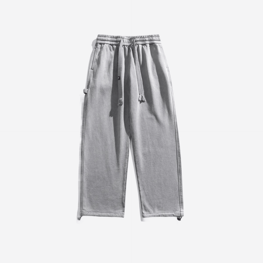 Relaxed gray heavyweight pants